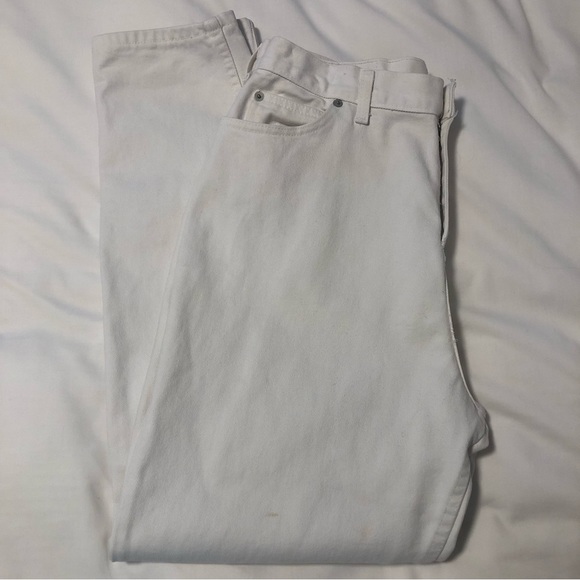 🌟Host Pick🌟Faded Glory Size 16 White Denim 100% Cotton Jeans - Picture 6 of 13